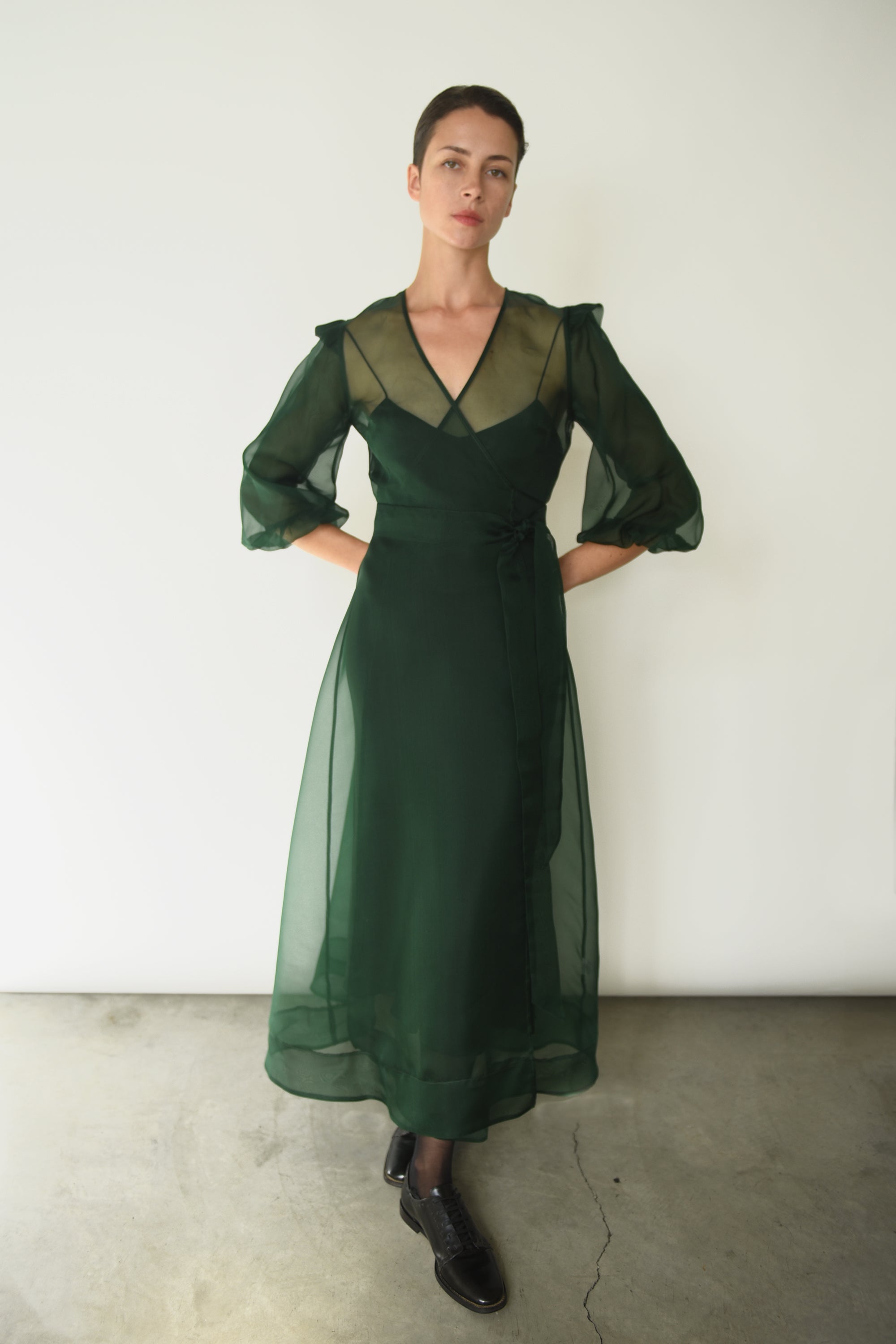Loretta Midi - Dark Green XL / Dark Green Loretta Midi - Dark Green XL / Dark Green