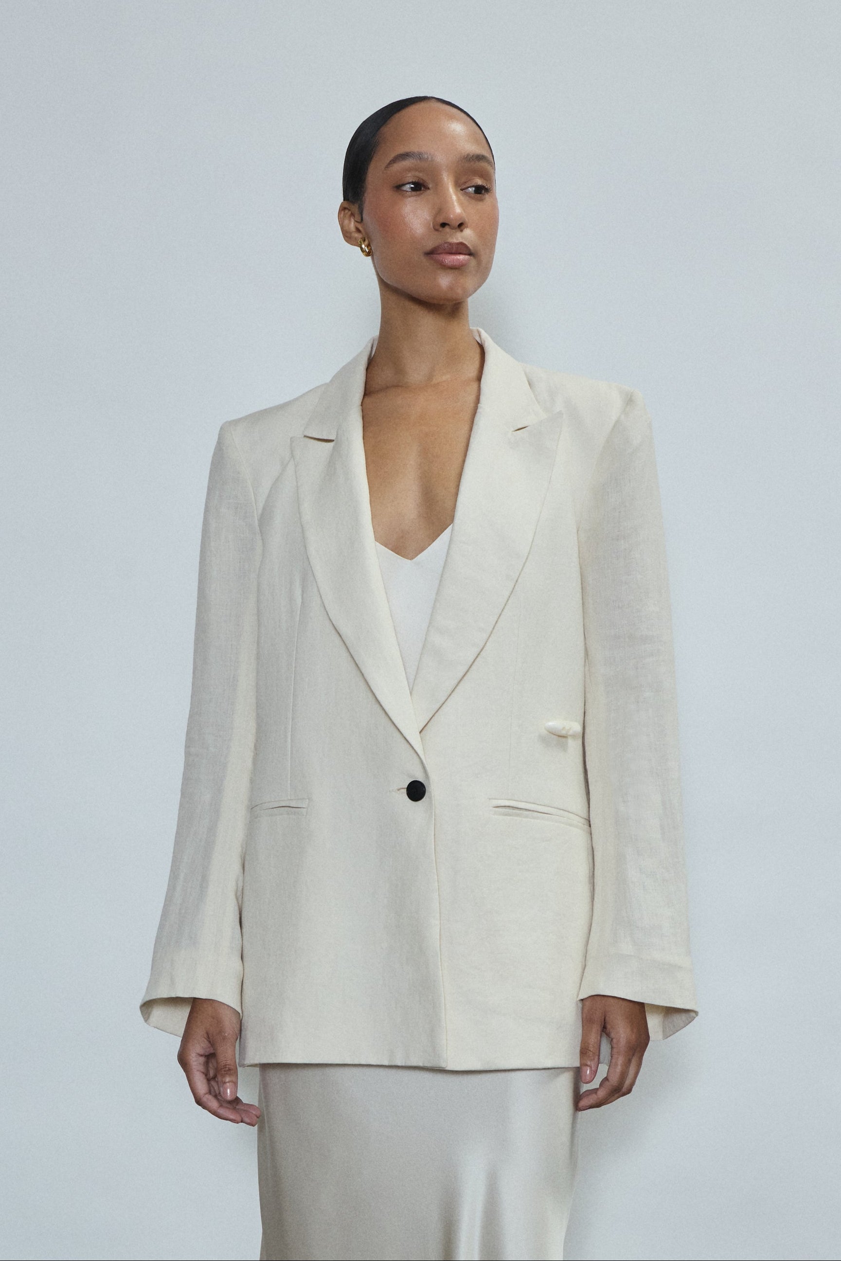 Orere Blazer - Ivory – Kamperett
