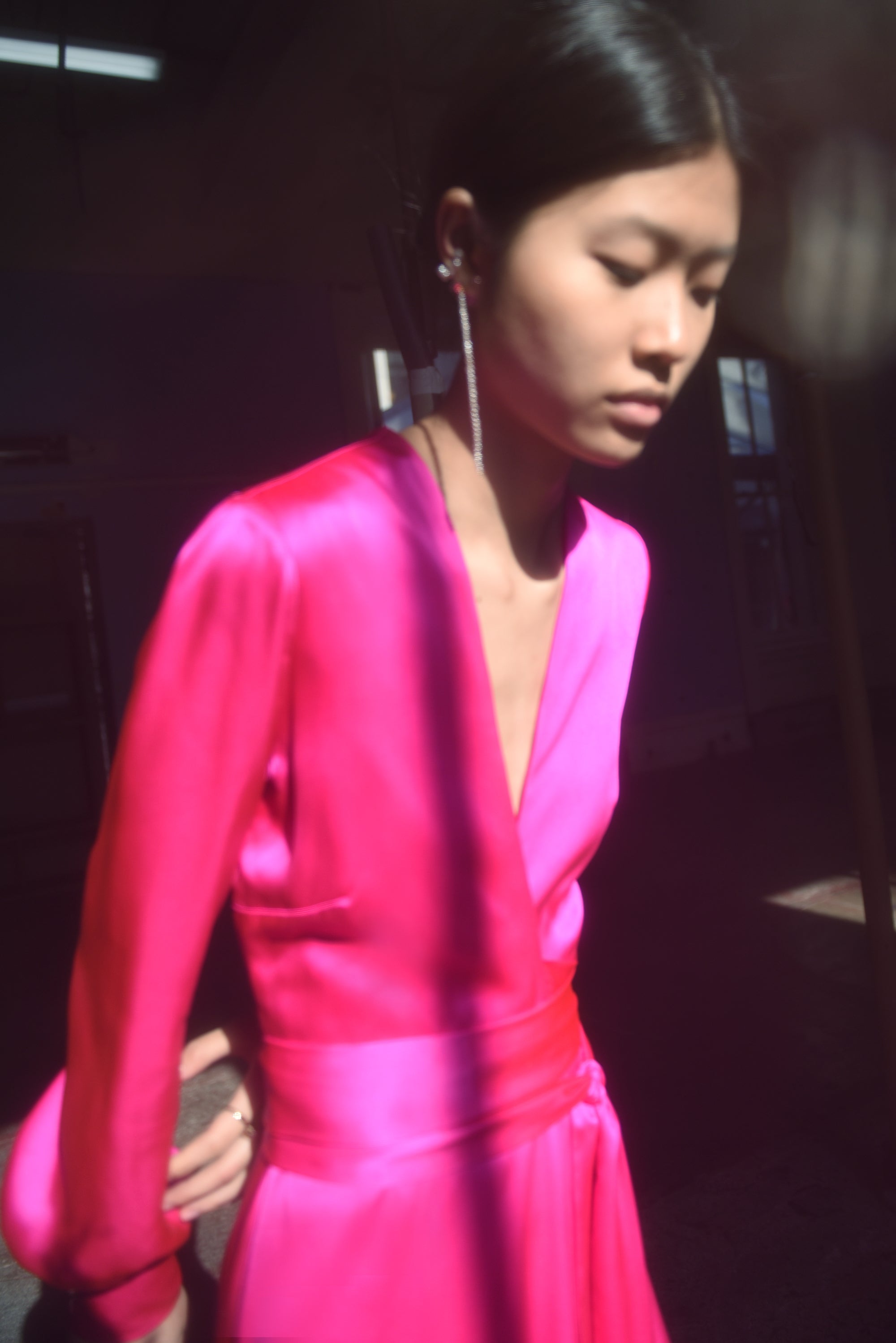 Adelaide Gown - Fuschia