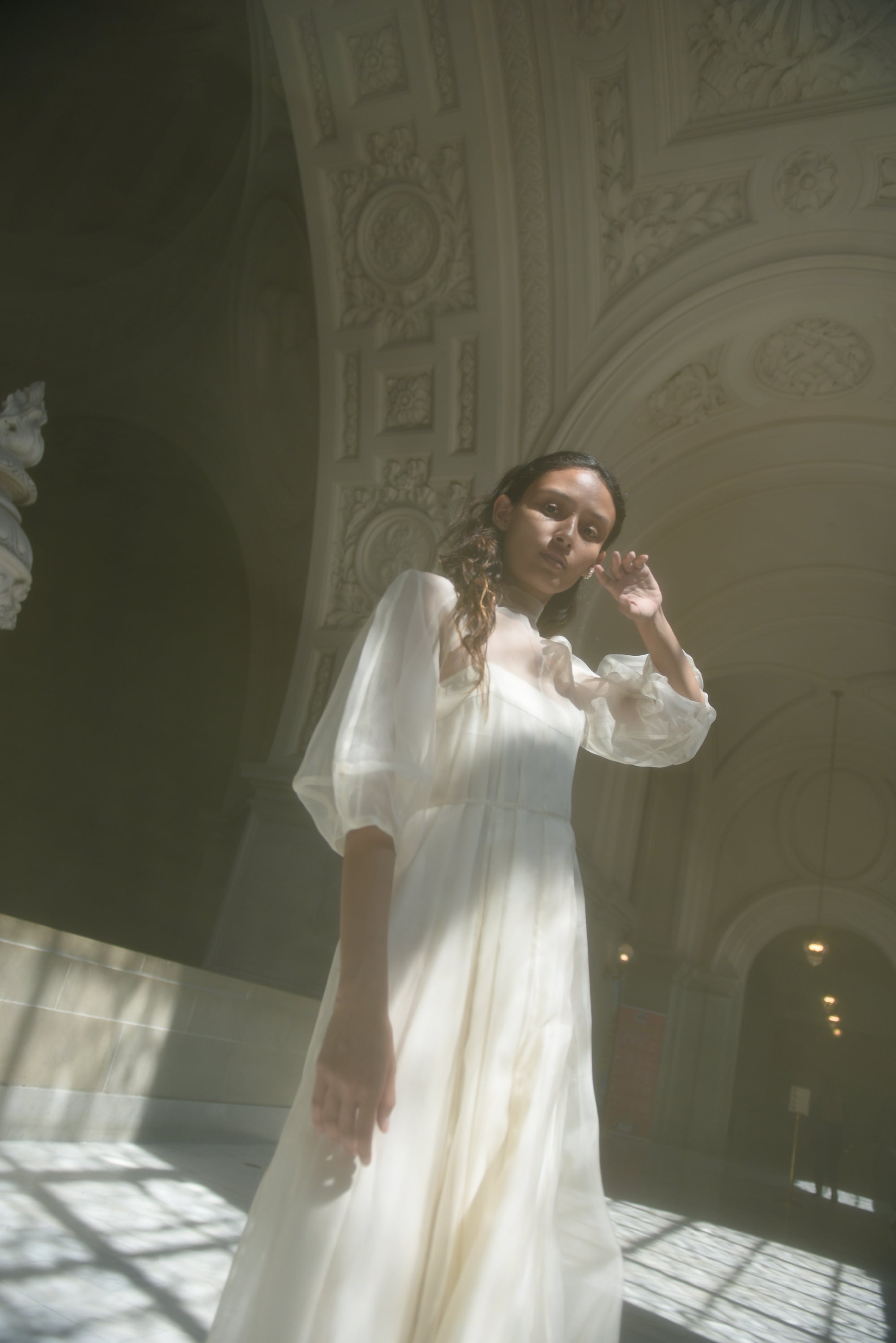 m me eme エムミーエメ Frill tiered dress