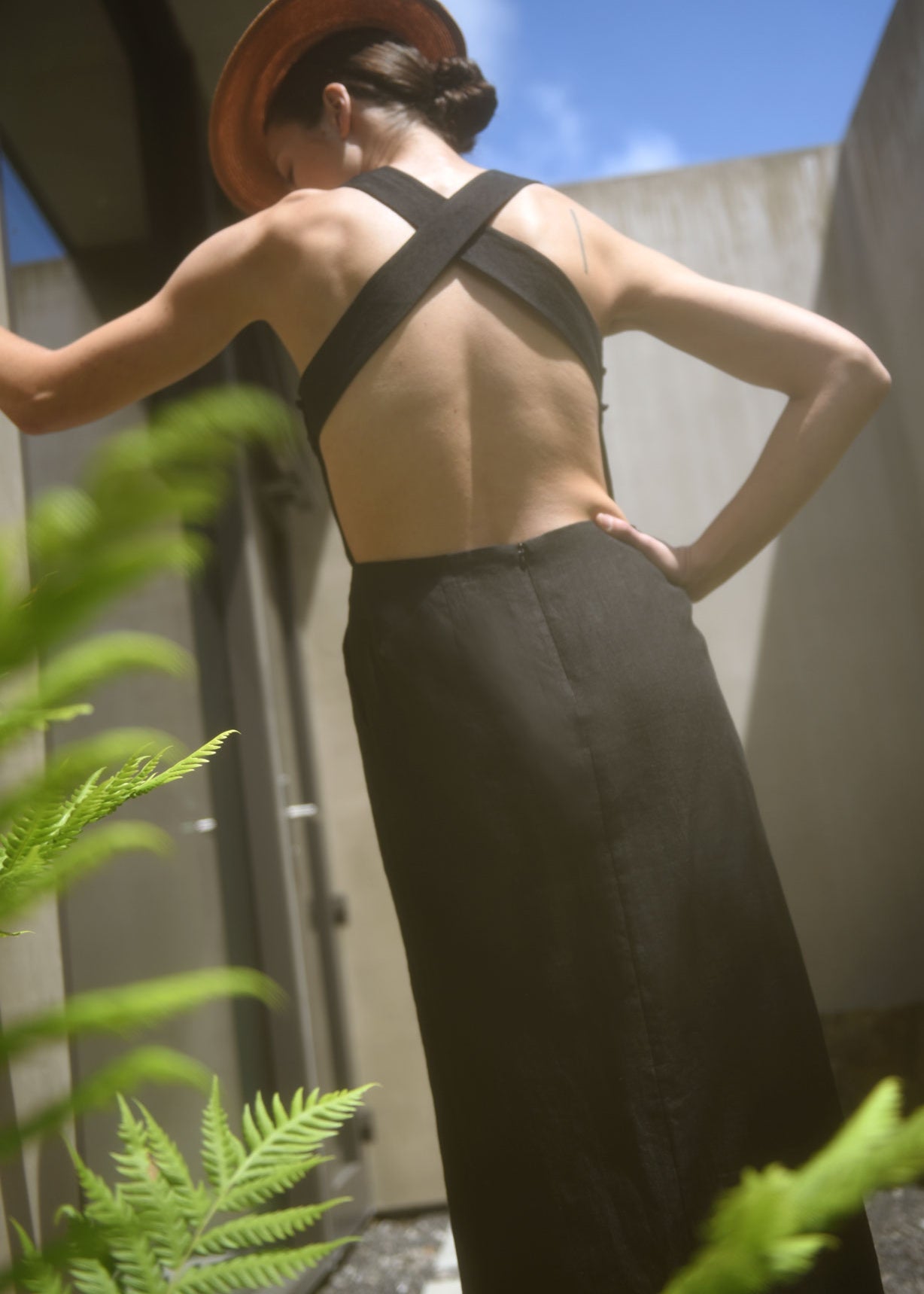 KAMPERETT Aveline Linen Dress