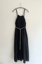 KAMPERETT Cosette Linen Dress Black