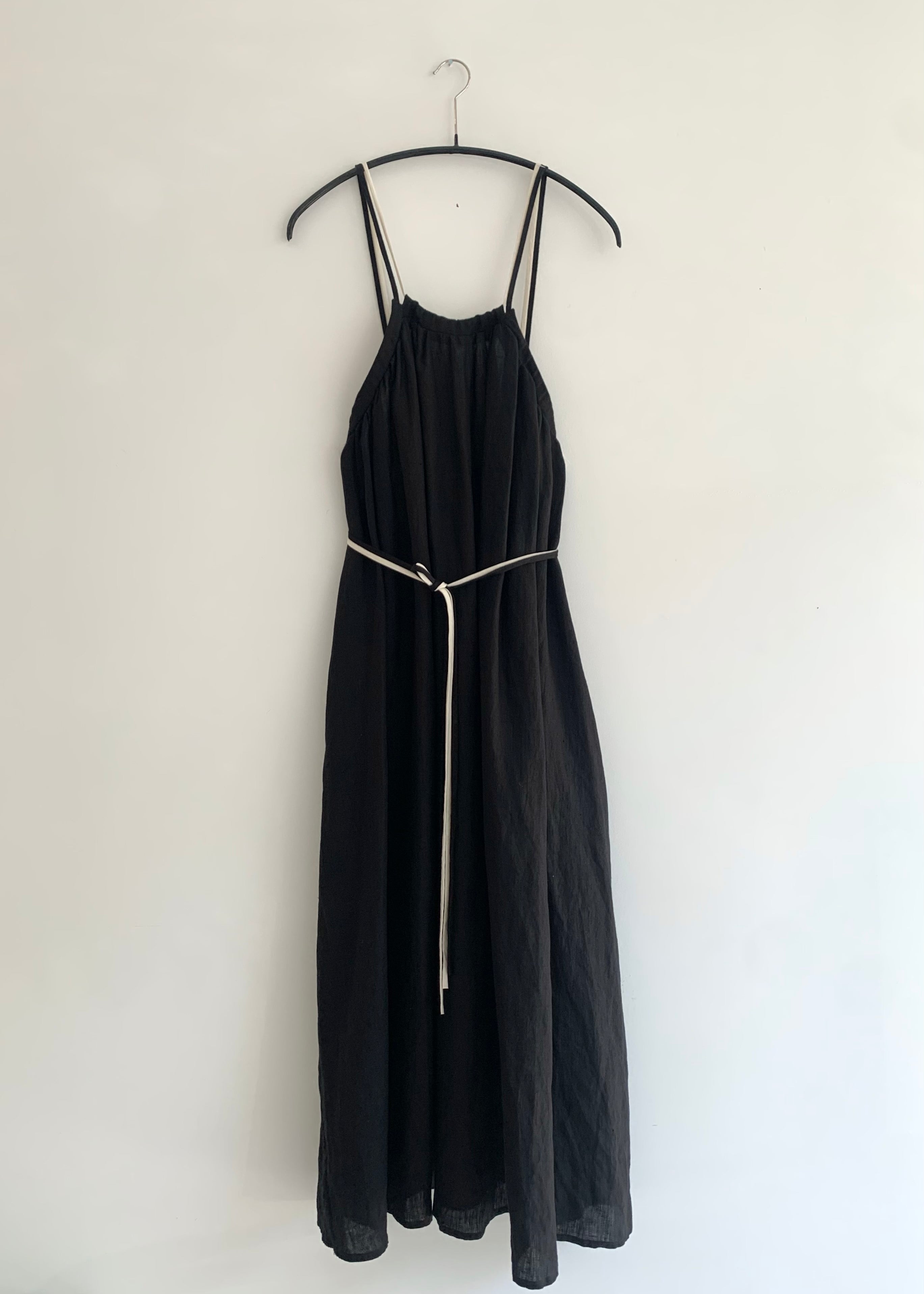 KAMPERETT Cosette Linen Dress Black