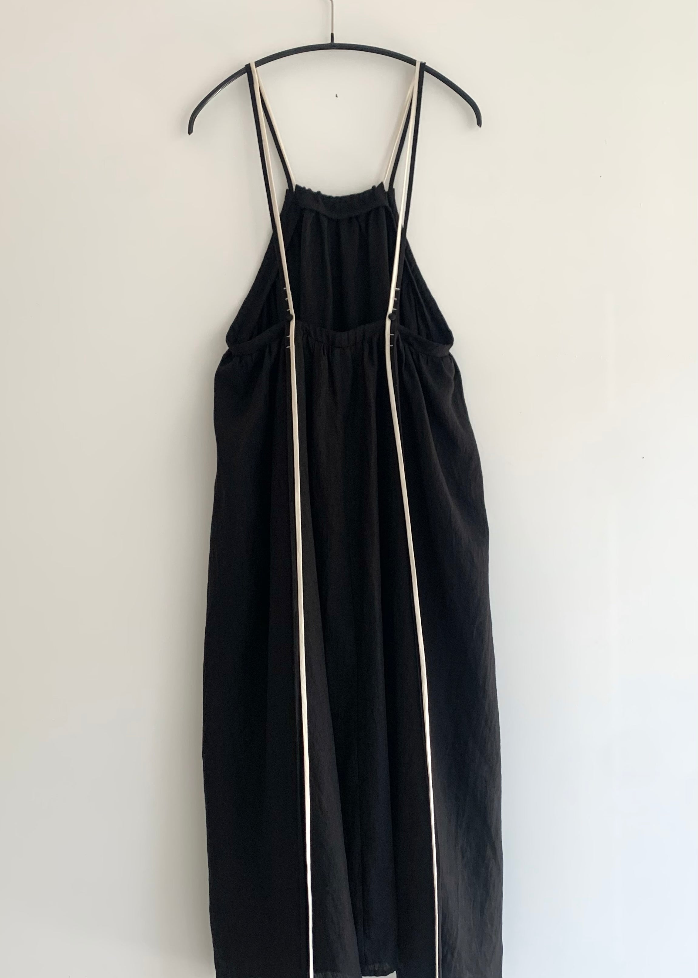 KAMPERETT Cosette Linen Dress Black