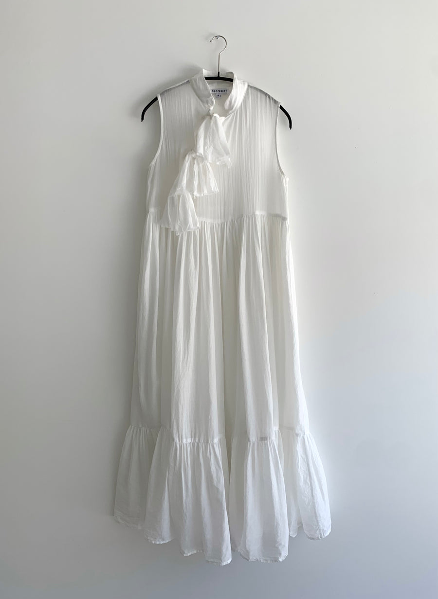 KAMPERETT Cotton Mae Dress White