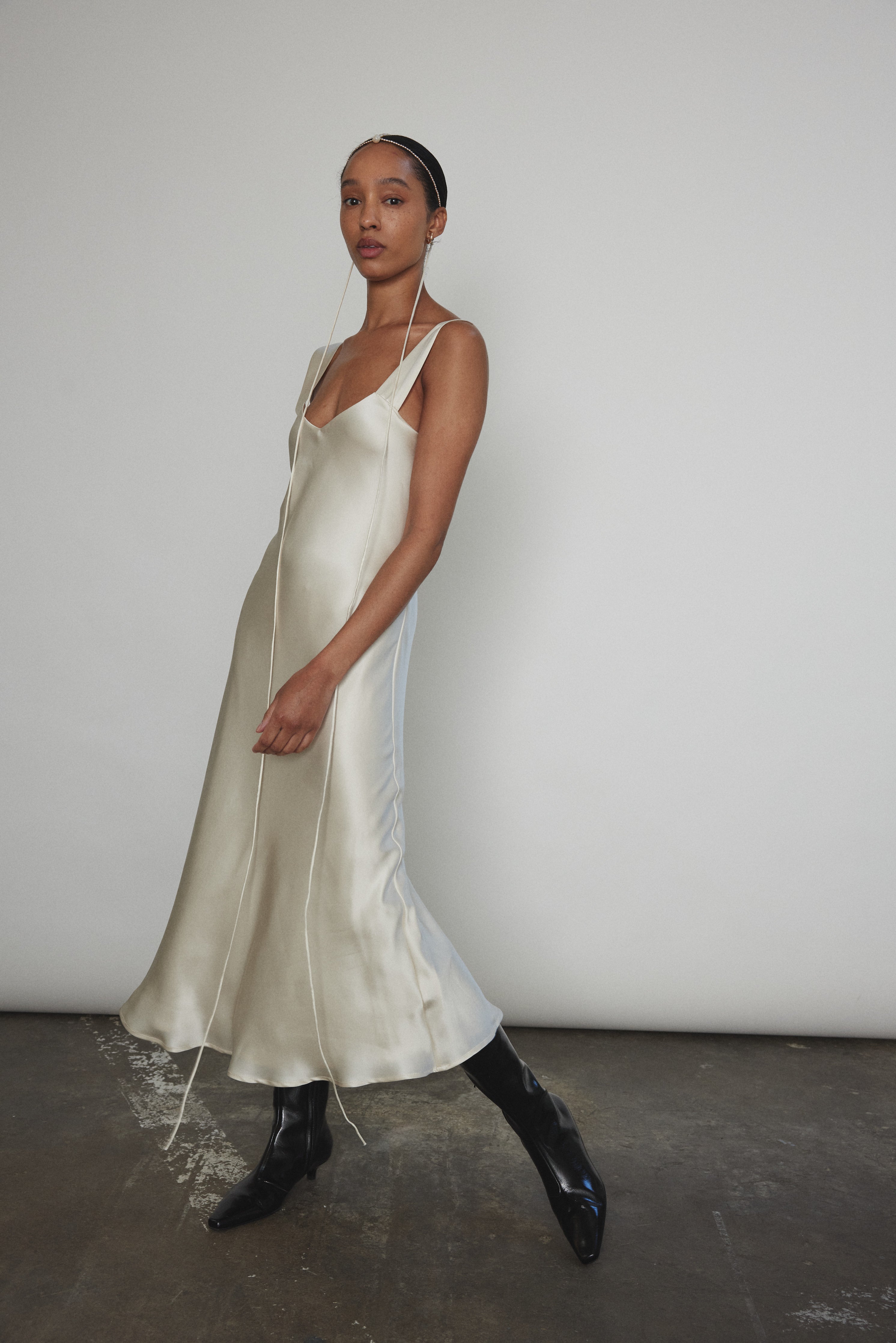 Kamperett Lisette Midi Slip Dress