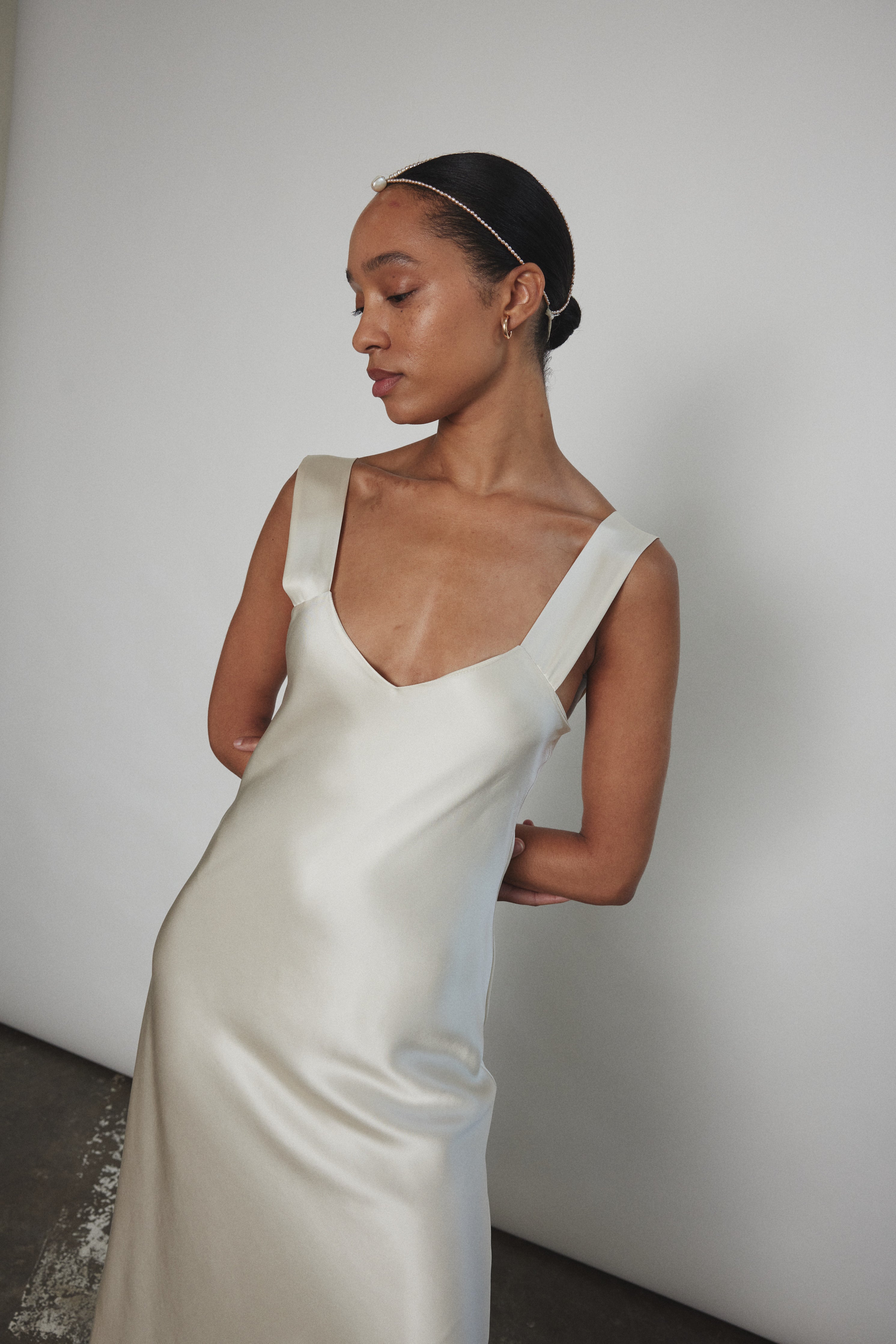 Kamperett Lisette Midi Slip Dress