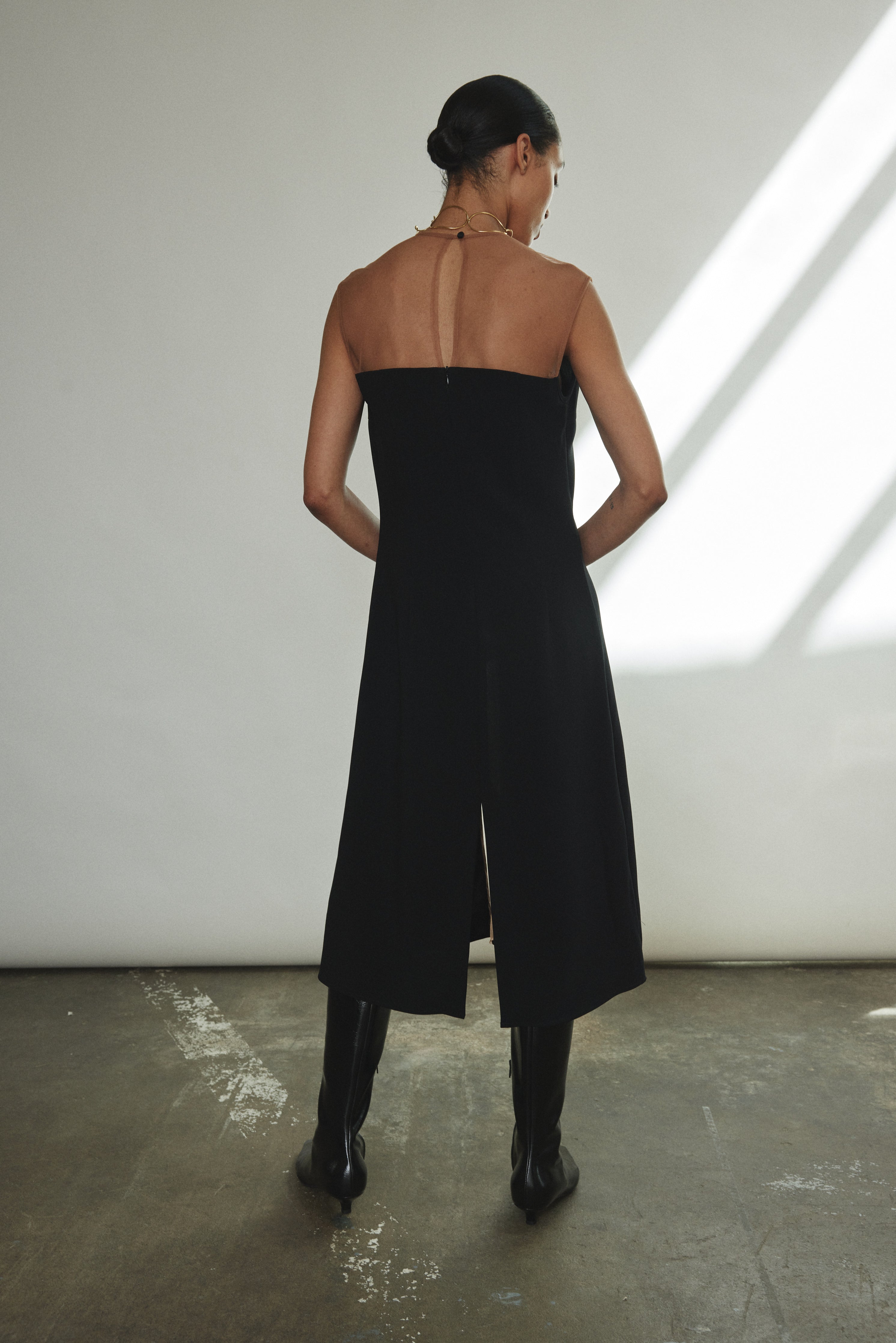 Pirie Shift Dress - Black 1X / Black Pirie Shift Dress - Black 1X / Black