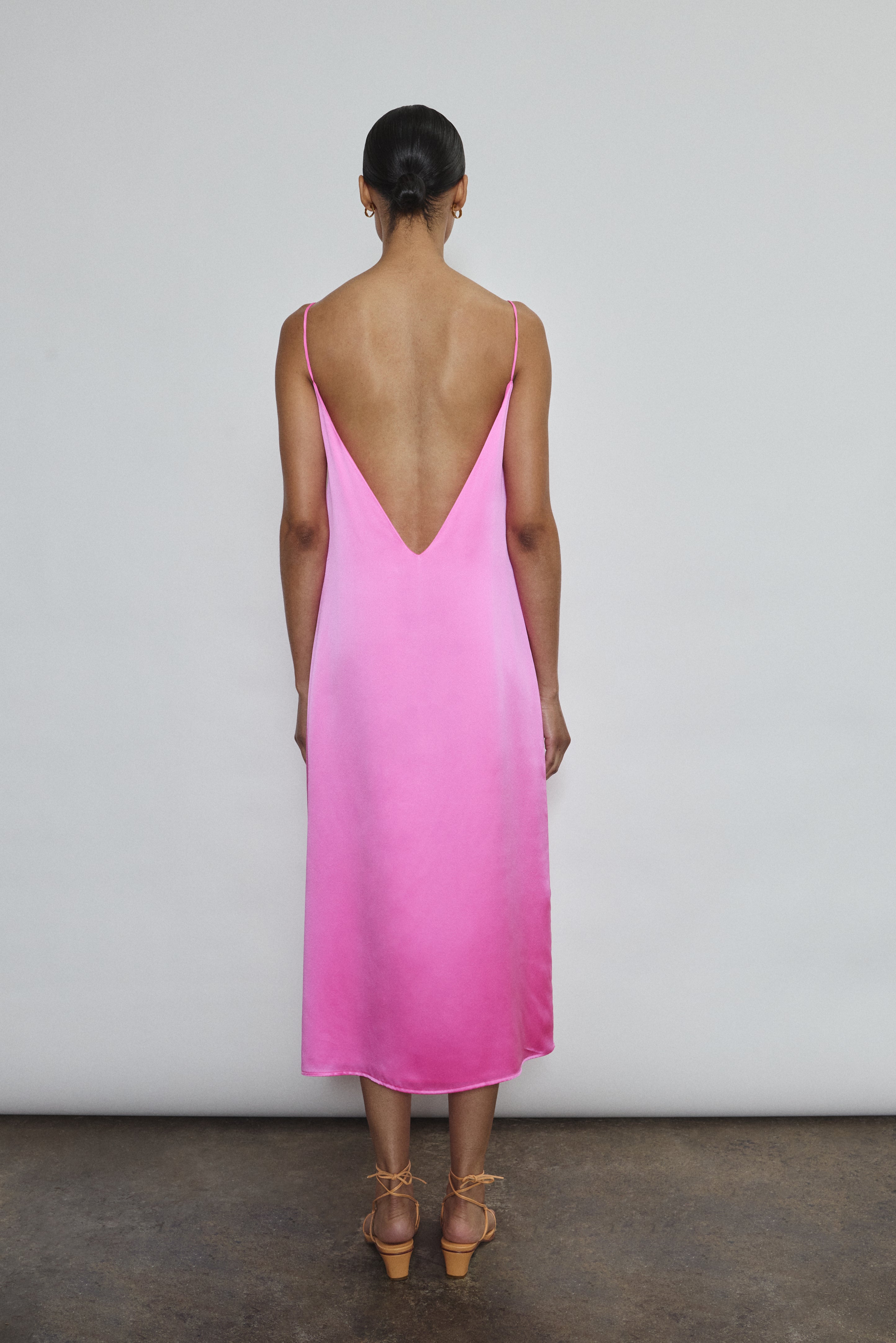 hot pink slip dress Sade Slip Dress