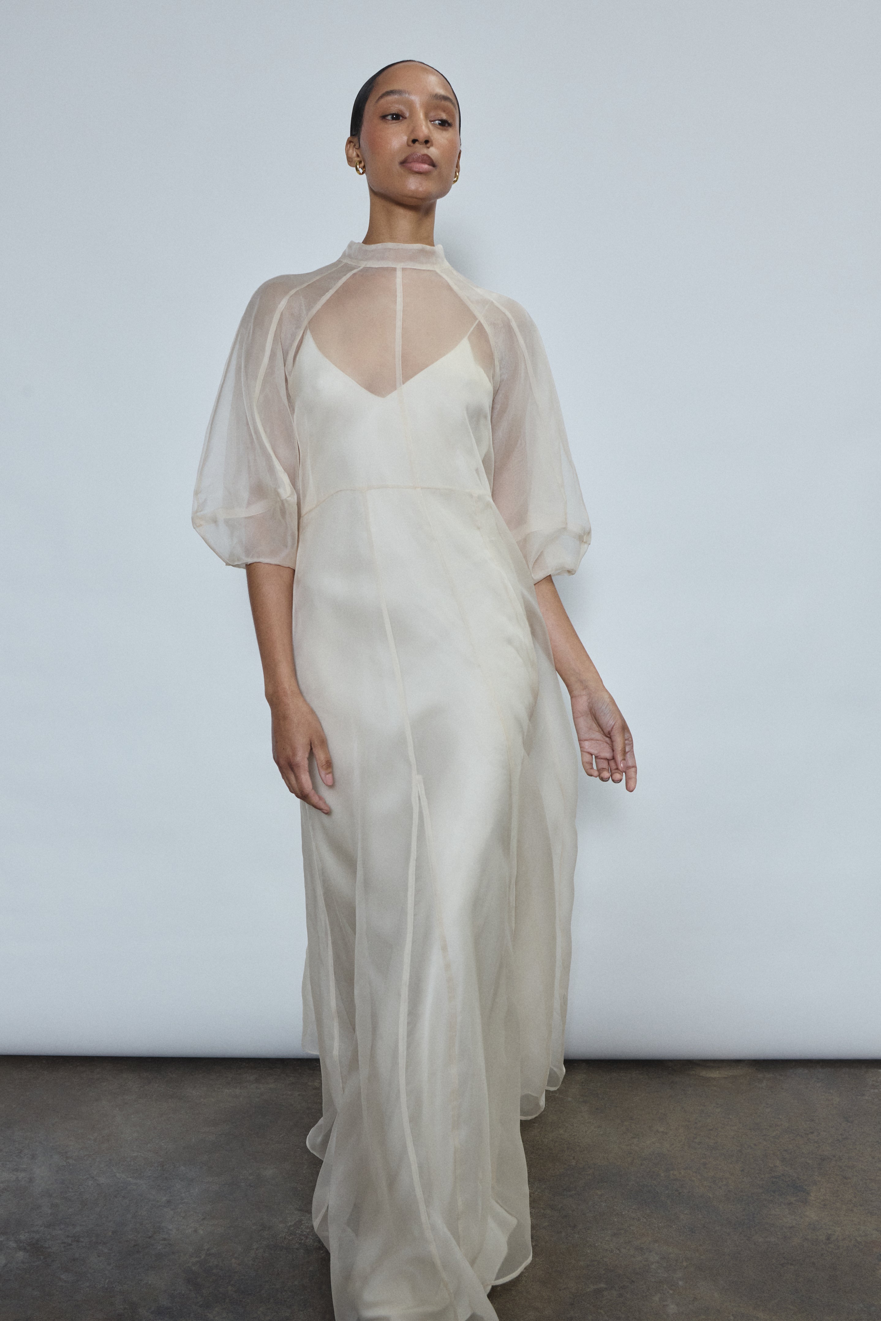 Meiere Gown - Ivory Kamperett Meiere Gown - Ivory Kamperett