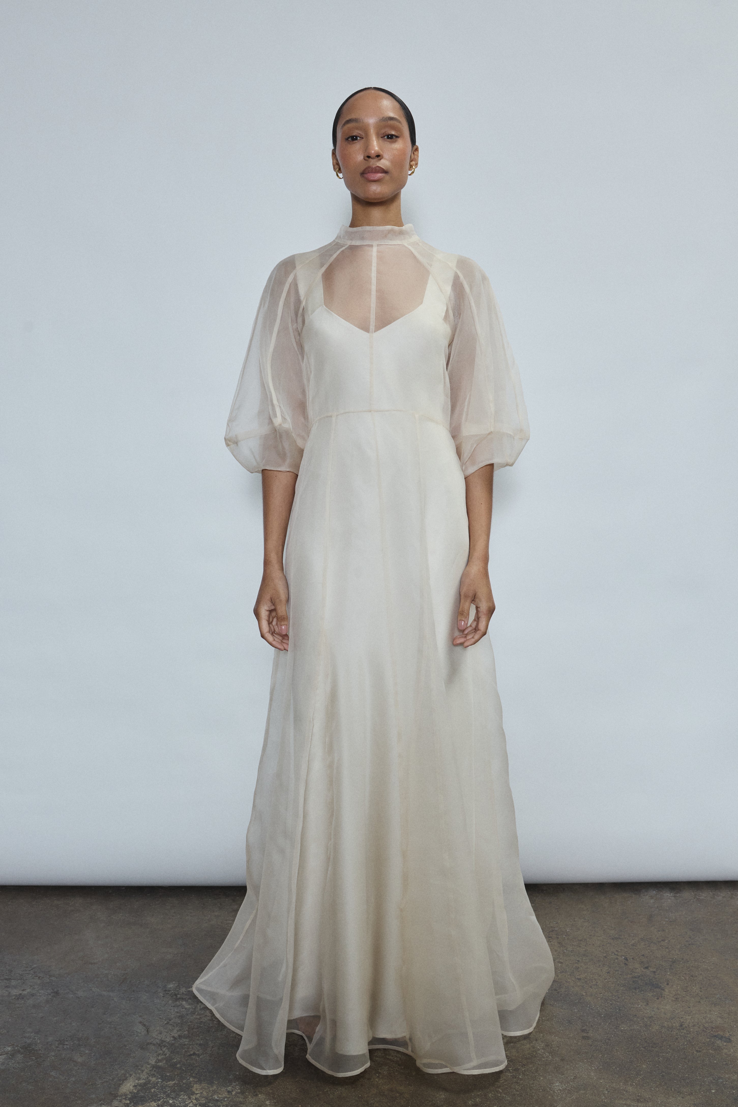 Lisette Maxi Slip Dress - Ivory Silk Wedding Slip