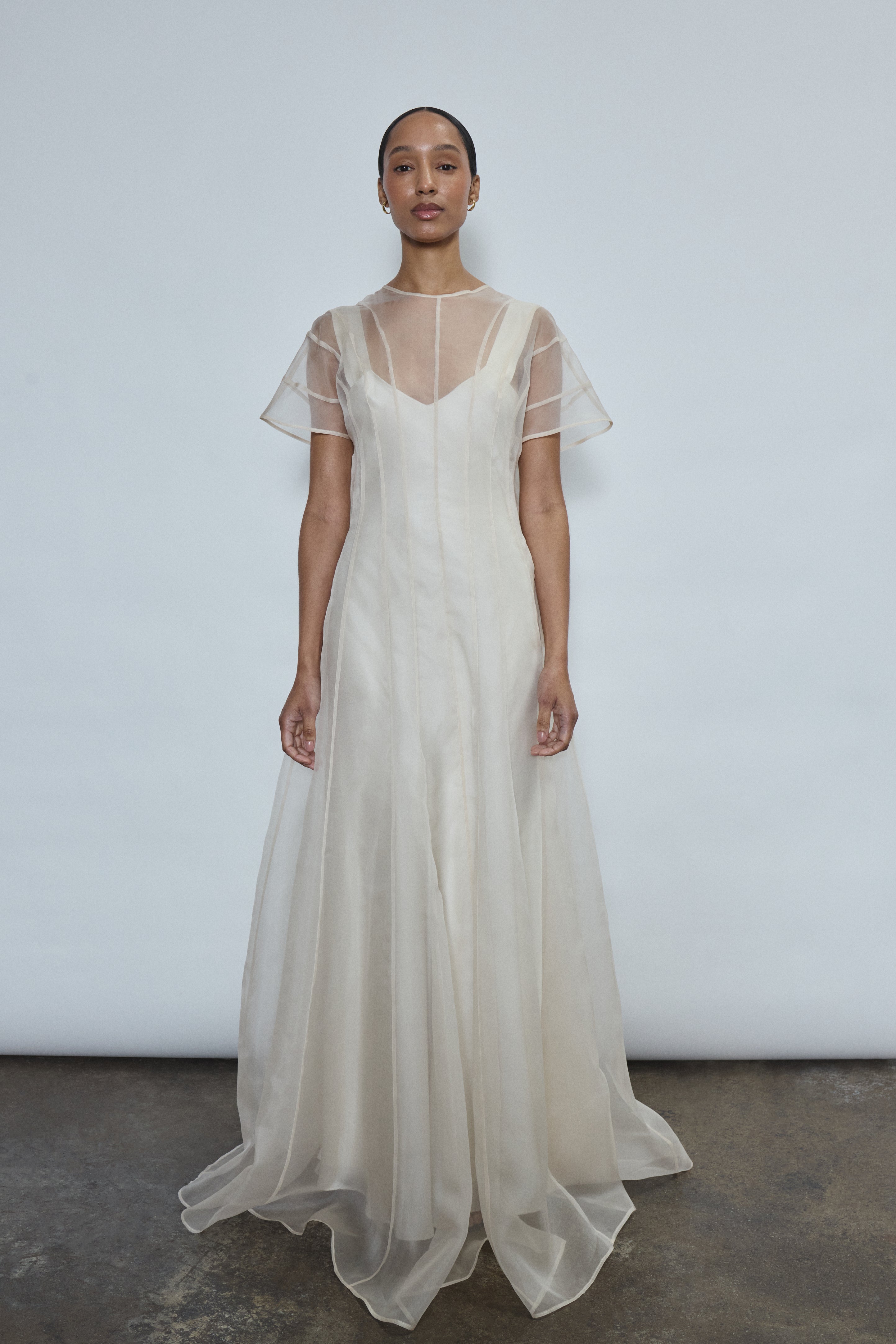 Lisette Maxi Slip Dress - Ivory Silk Wedding Slip