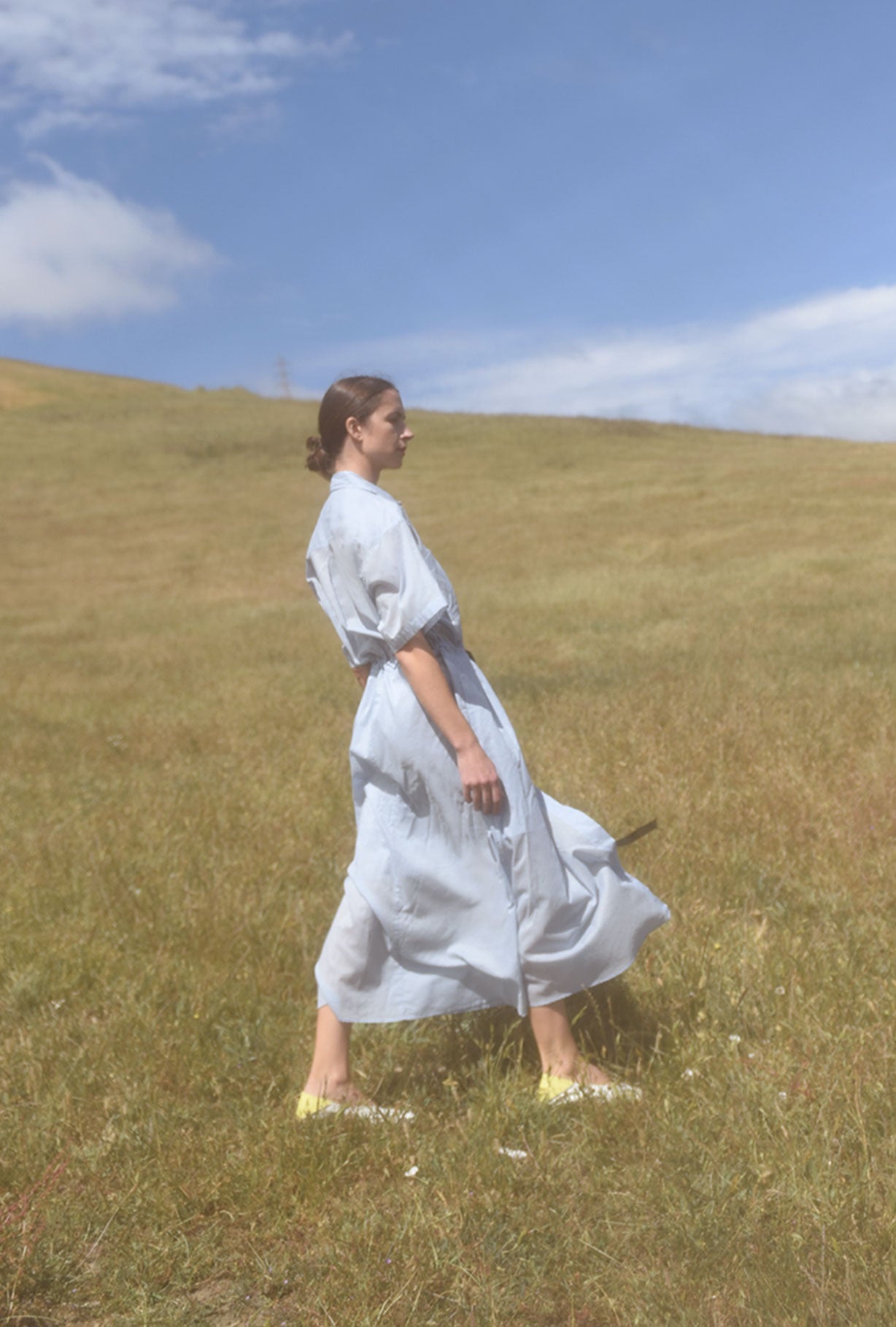 Antoine Shirt Dress - Blue