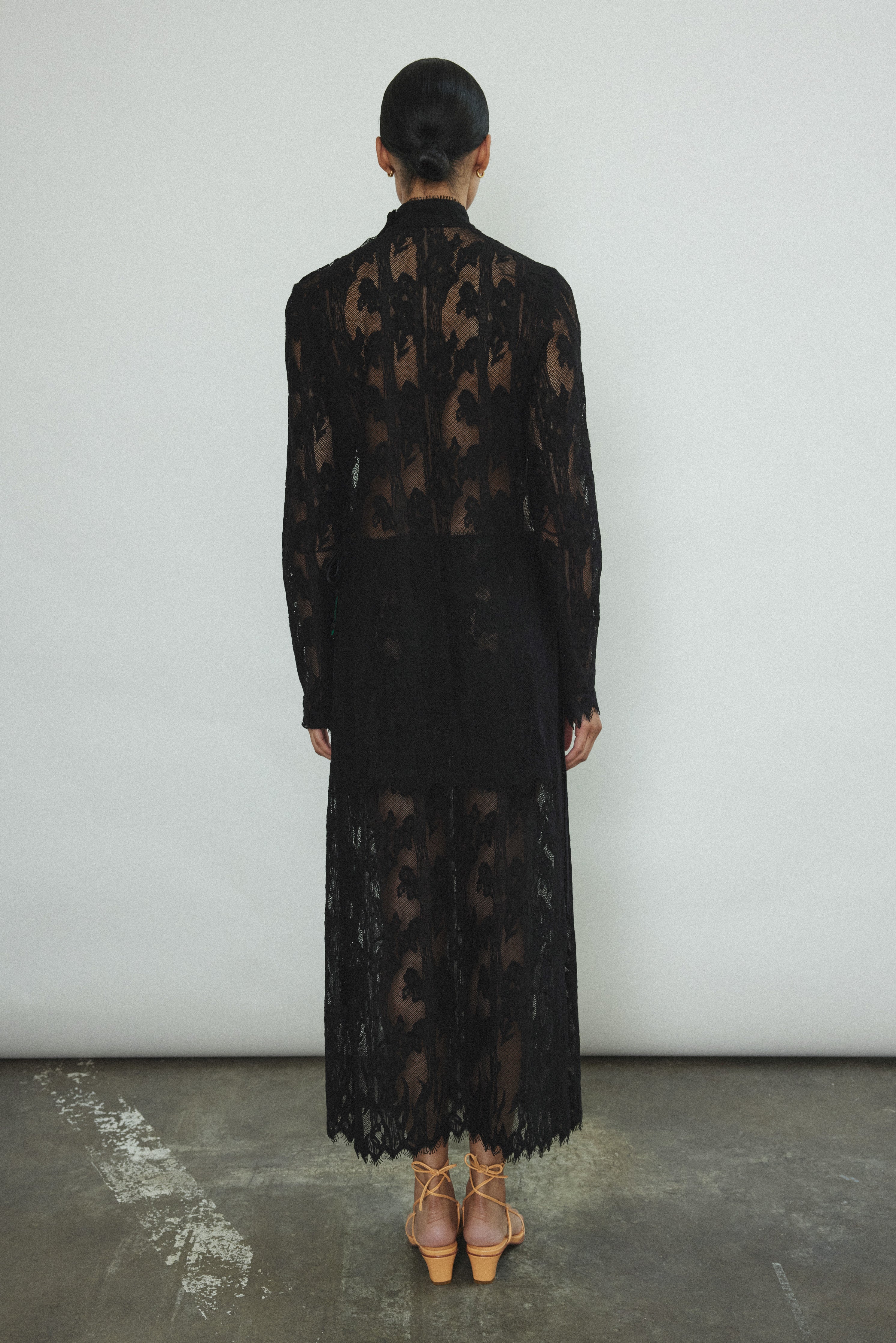 Isabella Tunic - Black Lace – Kamperett