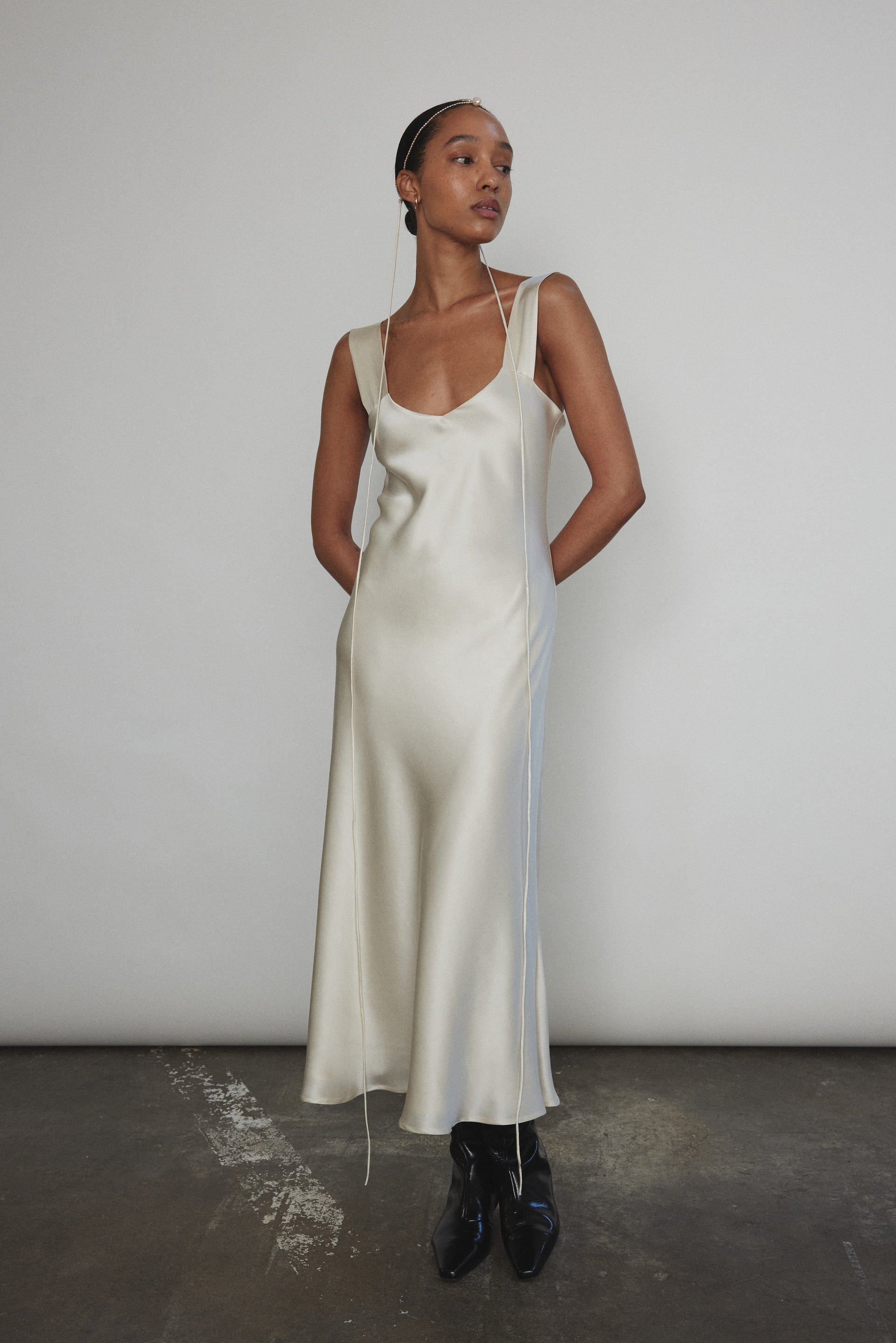 Lisette Midi Slip Dress