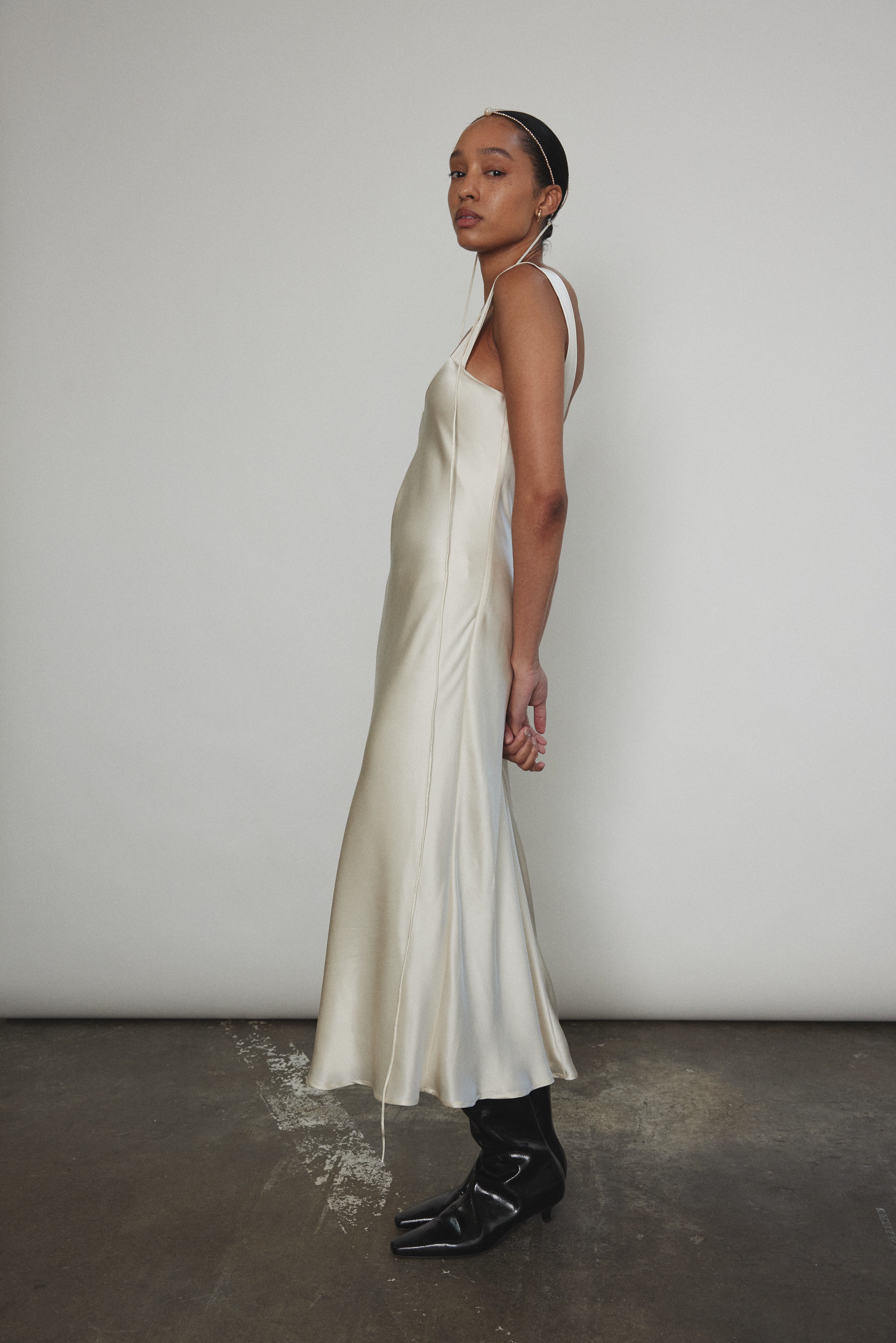Lisette Midi Slip Dress