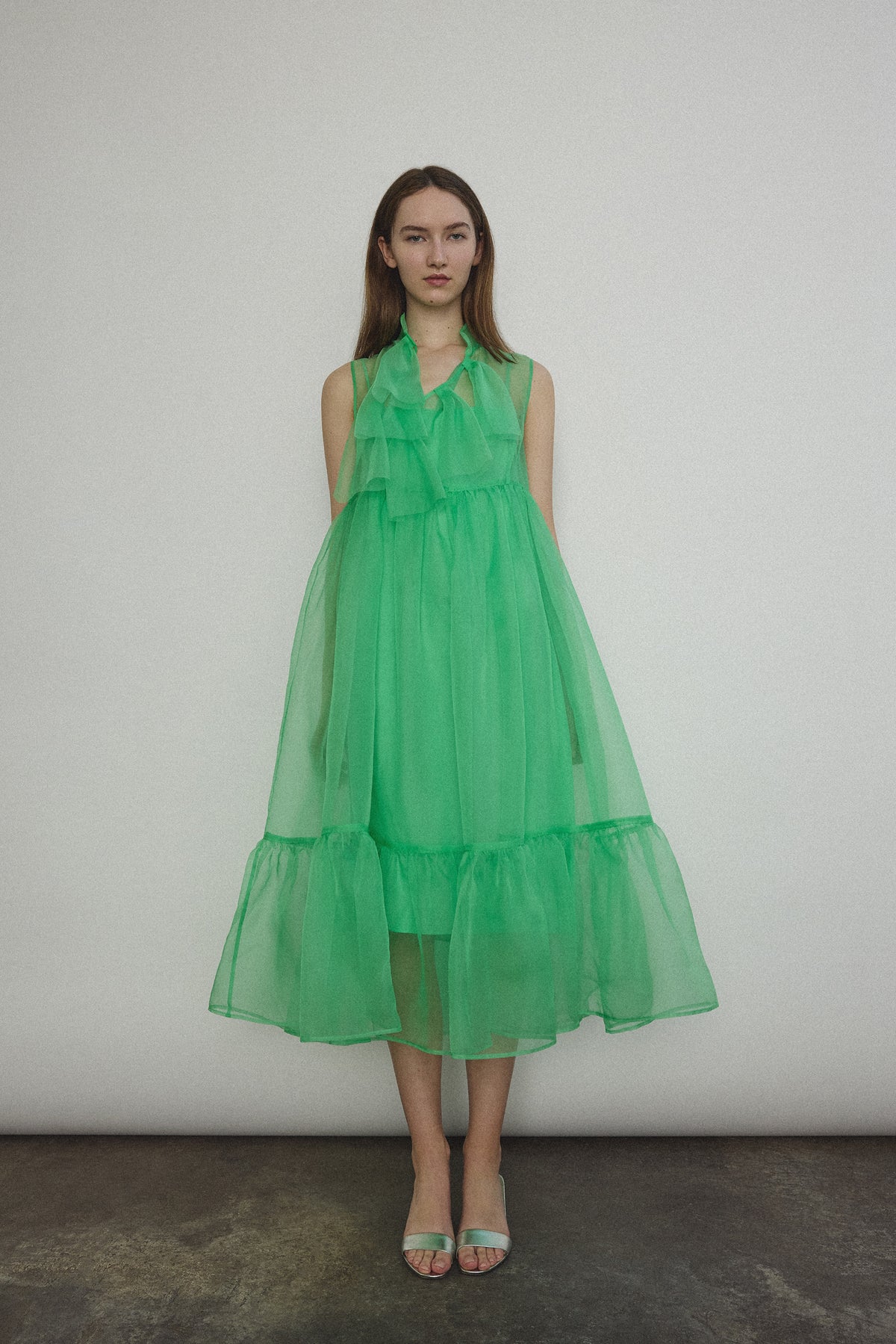 celadon green dress Mae - HSB