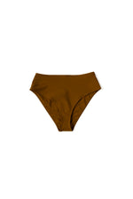 Flat image of the camel Italian regenerated nylon Kamperett Orra High Waist Brief.
