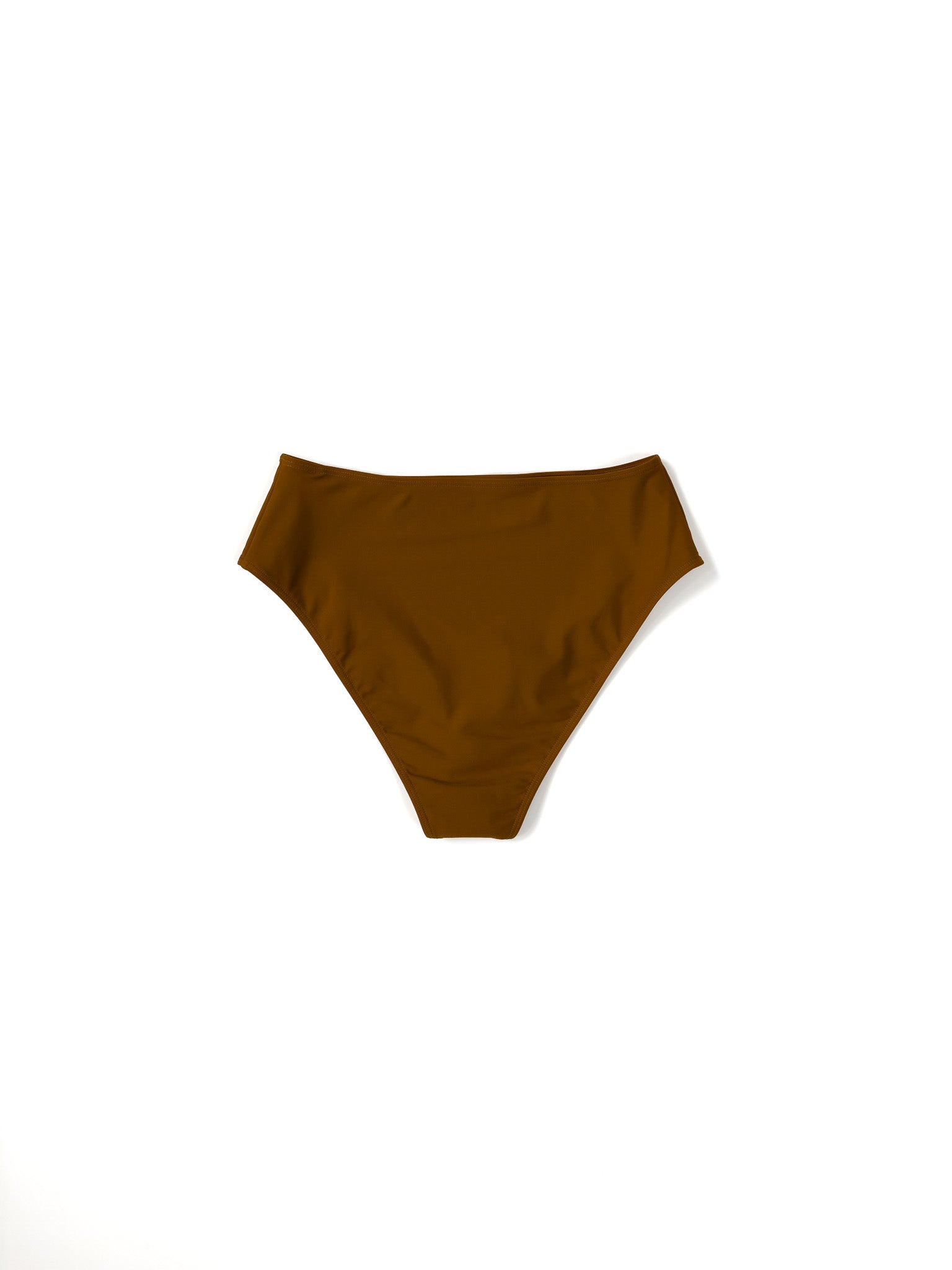 Alternate flat image of the camel Italian regenerated nylon Kamperett Orra High Waist Brief.