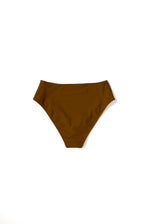 Alternate flat image of the camel Italian regenerated nylon Kamperett Orra High Waist Brief.