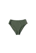 Flat image of the sage Italian regenerated nylon Kamperett Orra High Waist Brief.