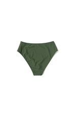 Alternate flat image of the sage Italian regenerated nylon Kamperett Orra High Waist Brief.