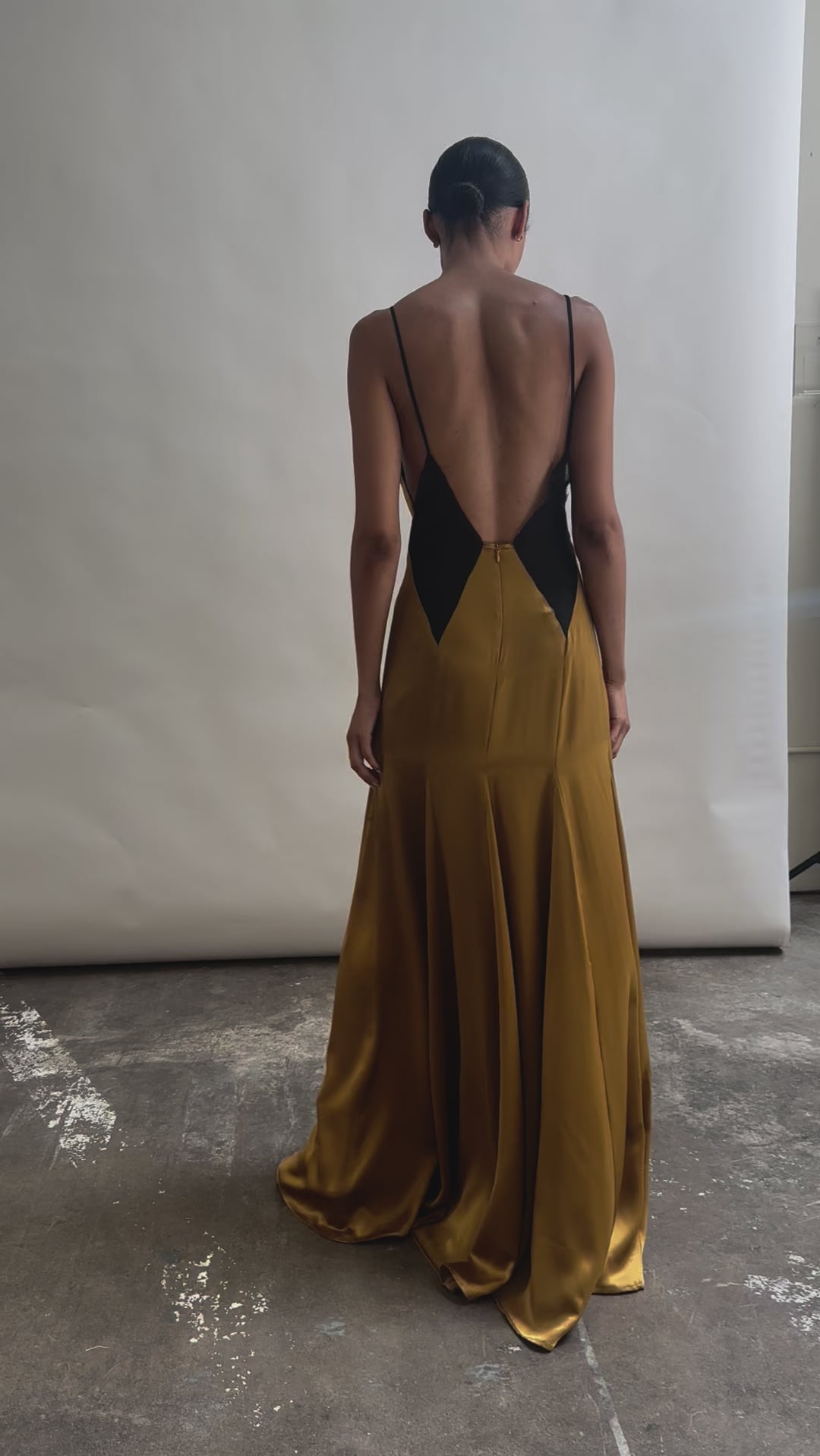 slim fit dress slacks Holidate Metallic Slip Dress L main image 0