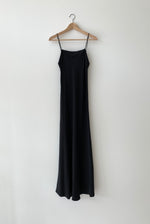 KAMPERETT | LONG SILK SLIP | BLACK