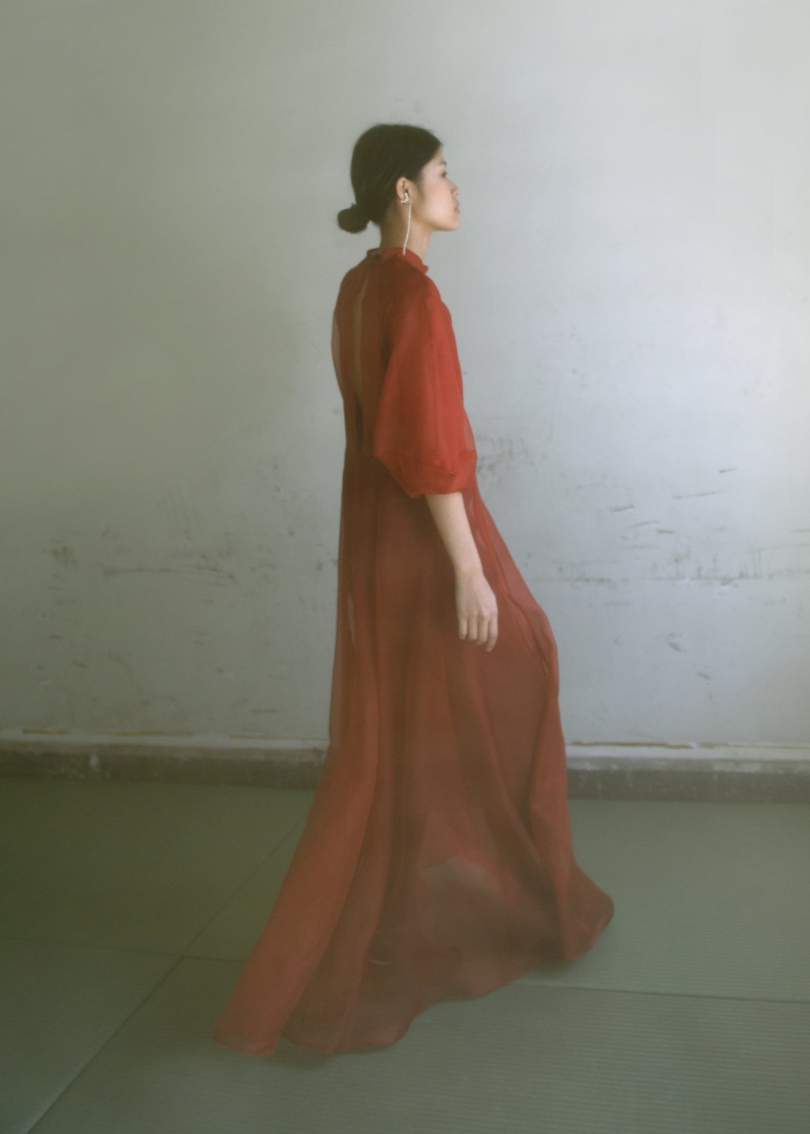 KAMPERETT Meiere Silk Organza Gown