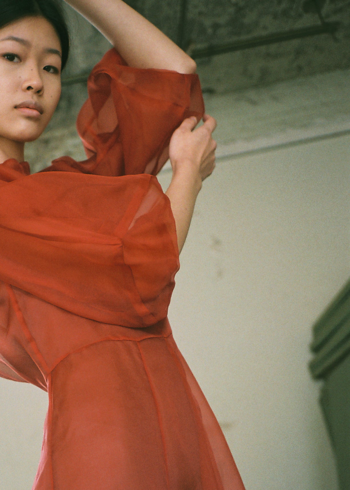 KAMPERETT Meiere Silk Organza Gown