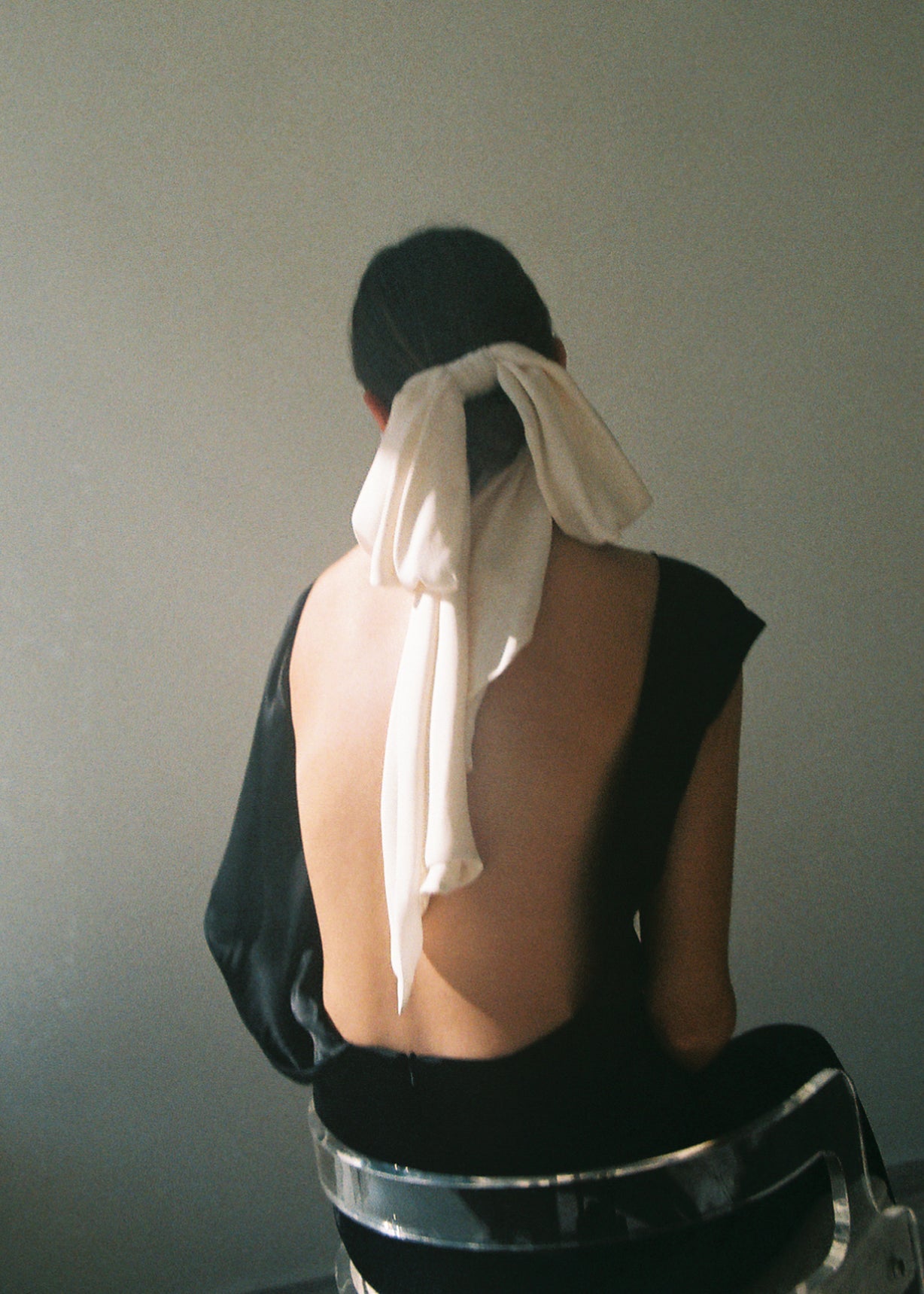 KAMPERETT SILK GEORGETTE BOW