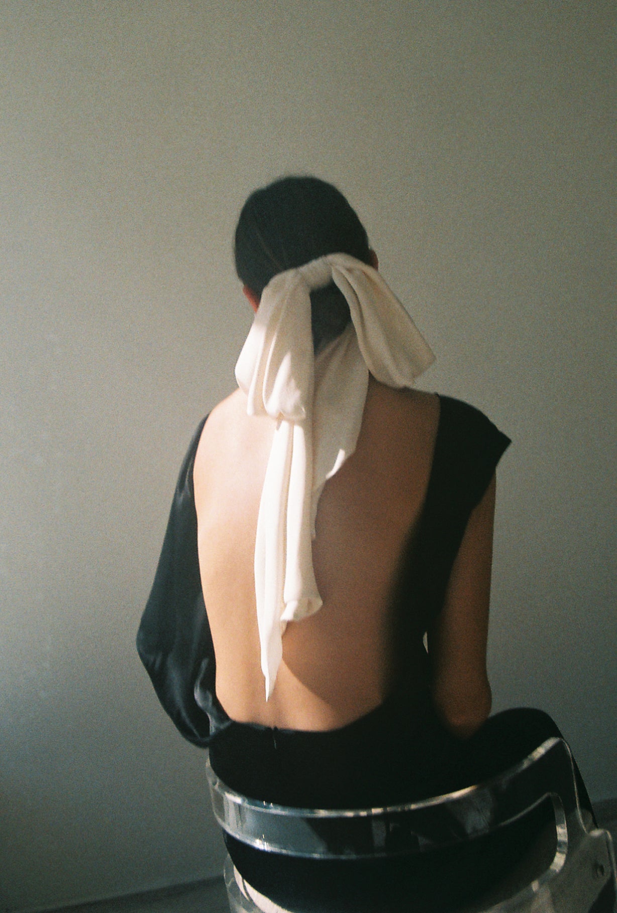 KAMPERETT SILK GEORGETTE BOW