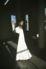 KAMPERETT VERONA SILK GOWN | WHITE