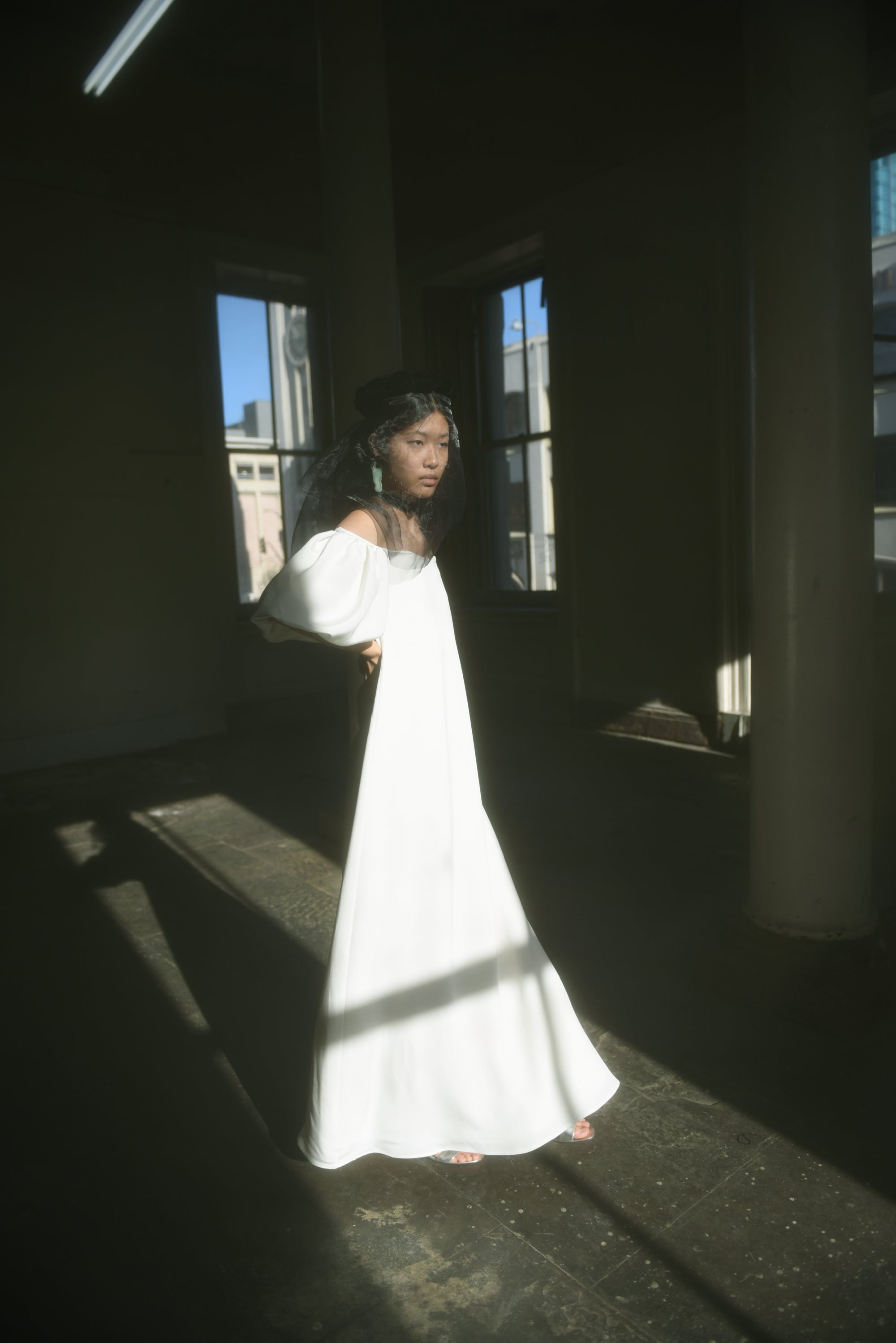 KAMPERETT VERONA SILK GOWN | WHITE